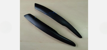 Sopracciglia per VW PASSAT B6 3C 2005-2010 palpebre fari ABS Plastica