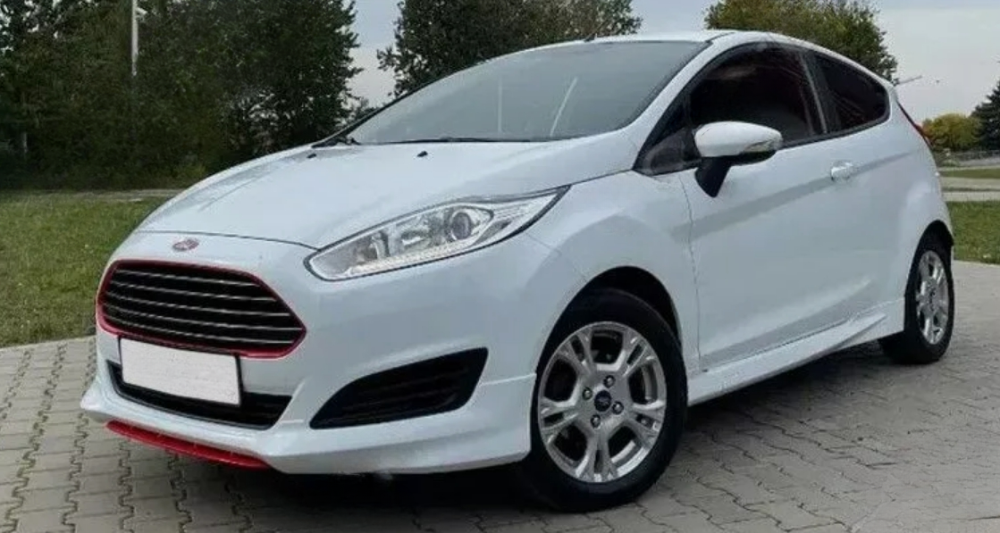 Spoiler anteriore sotto paraurti per FORD FIESTA MK7 2012 ABS Plastica "ST Lin