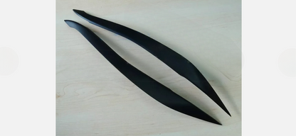 Sopracciglia per BMW 5 F10 / F11 2013+ ABS Plastica palpebre fari