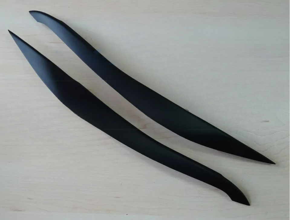 Sopracciglia per BMW 5 F10 / F11 2013+ ABS Plastica palpebre fari