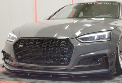 💫ART. 0884 SPLITTER A5 F5 2016-2019 SLINE S5 NERO LUCIDO LOOK MAXTON💫