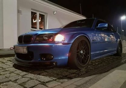 FRONT SKIRT BMW 3 E46 CSL look /spoiler/splitter - for MTECH 2 MSPORT 2-