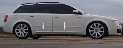 AUDI A4 B6 B7 S4 LOOK LAME LATERALI / LAME PORTA / BARRA PORTA / SPOILER