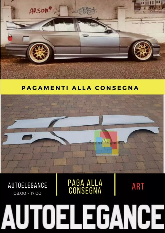 BMW E36 SEDAN / SEDAN REATO FRONT AND REAR FENDERS FOR DRIFT