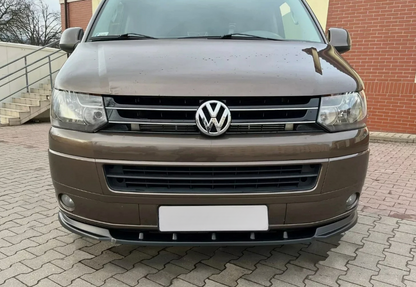 VW T5 2009-2015 Facelift Splitter anteriore Labbro inferiore dello spoiler Plastica