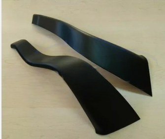 Sopracciglia per VOLVO S60 2000-2009 REAR eyelids lids ABS Plastica