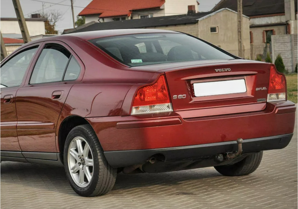 Sopracciglia per VOLVO S60 2000-2009 REAR eyelids lids ABS Plastica