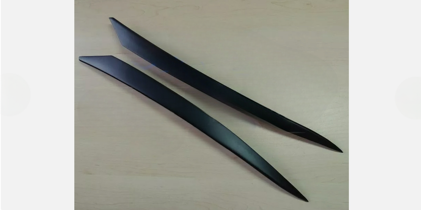 Sopracciglia per OPEL ASTRA J GTC / CASCADA ABS Plastica palpebre fari