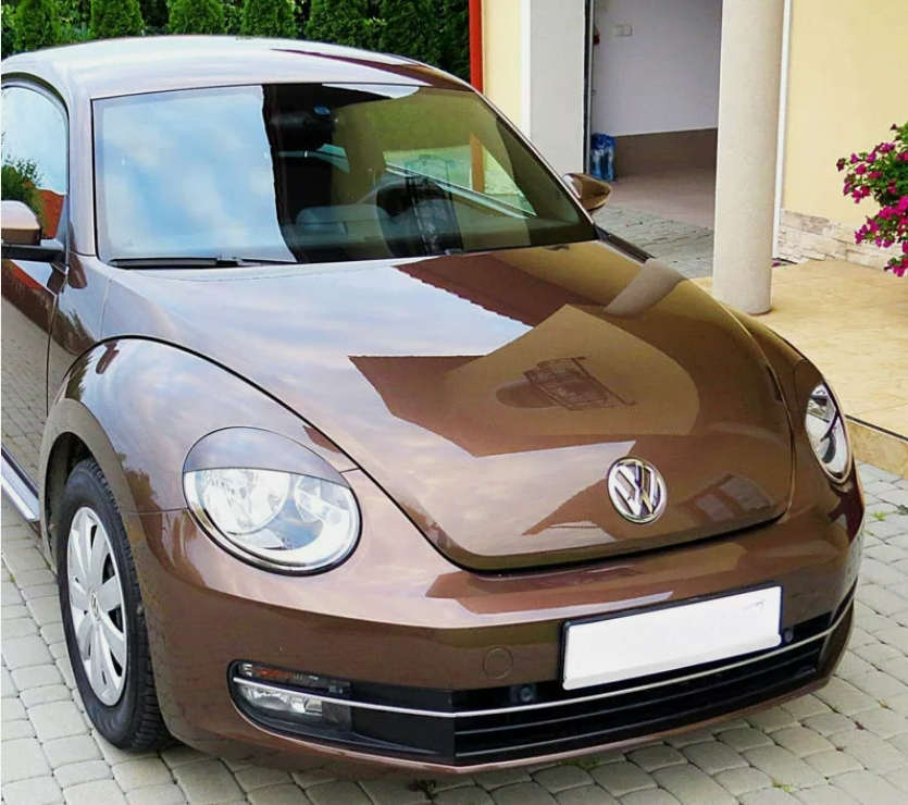 Sopracciglia per VW BEETLE 2011 + plastica ABS, NUOVI