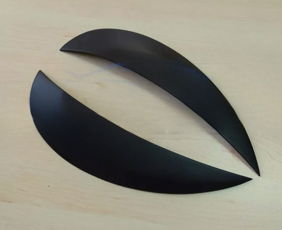Sopracciglia per VW BEETLE 2011 + plastica ABS, NUOVI