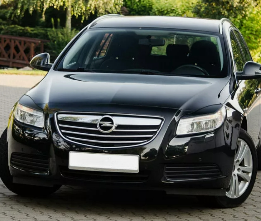 Sopracciglia per OPEL INSIGNIA A Standard 2008-2013 ABS Plastica palpebre fari