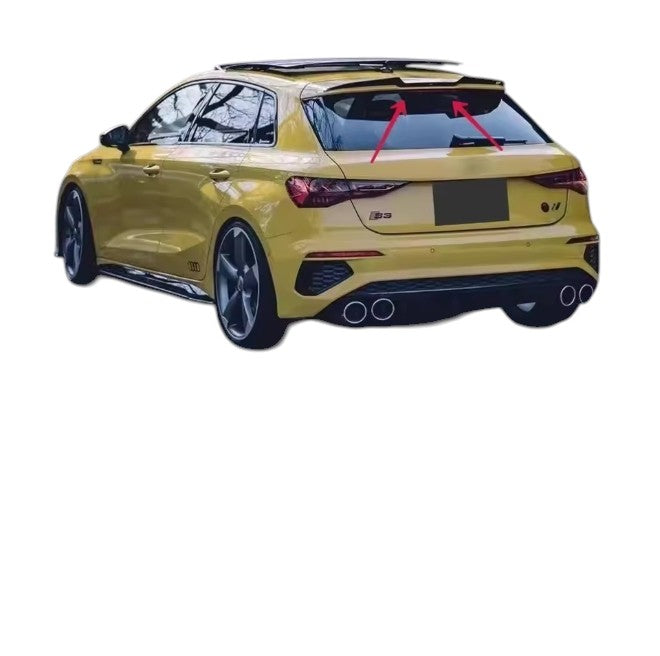 🔥SPOILER POSTERIORE PER TETTO AUDI 20-24 A3 S3 RS3 8Y SPORTBACK NERO LUCIDO 🔥