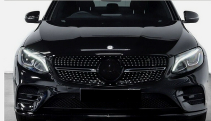 ⭐DIAMOND GRILLE SUITABLE FOR MERCEDES GLC CLASS X253 2019 - 2022⭐