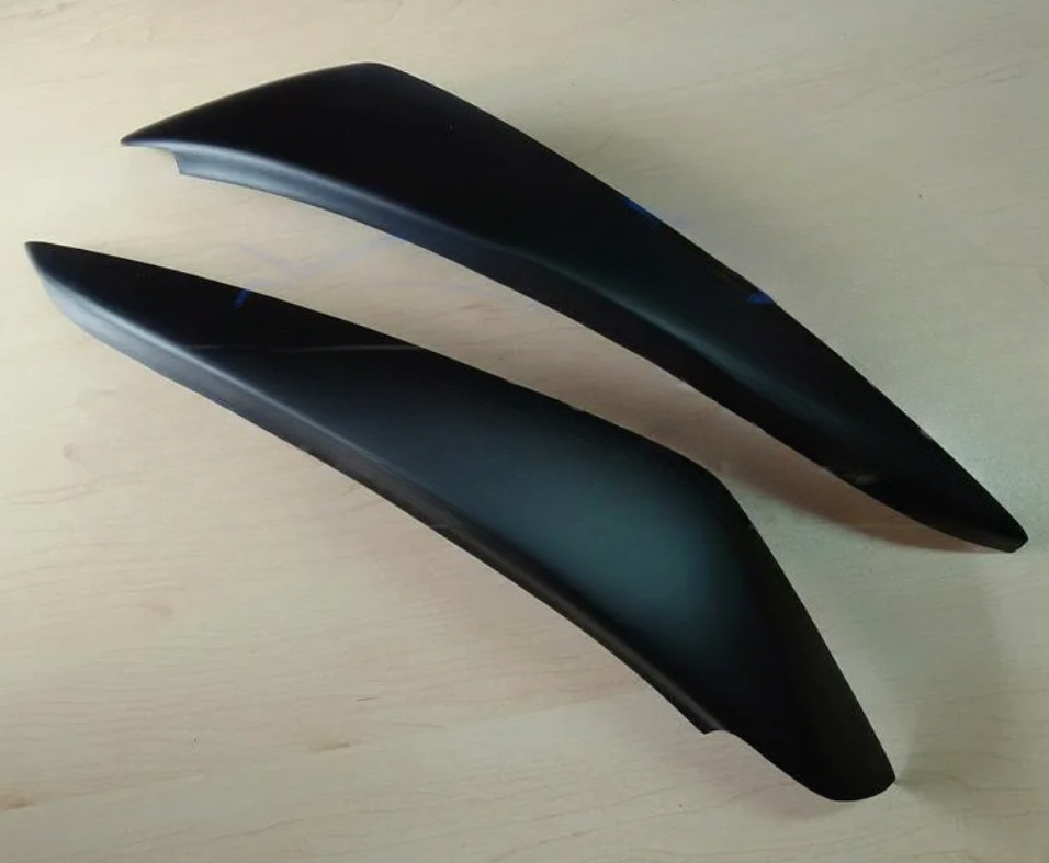 Sopracciglia per VW UP 2011+ palpebre fari palpebre ABS Plastica