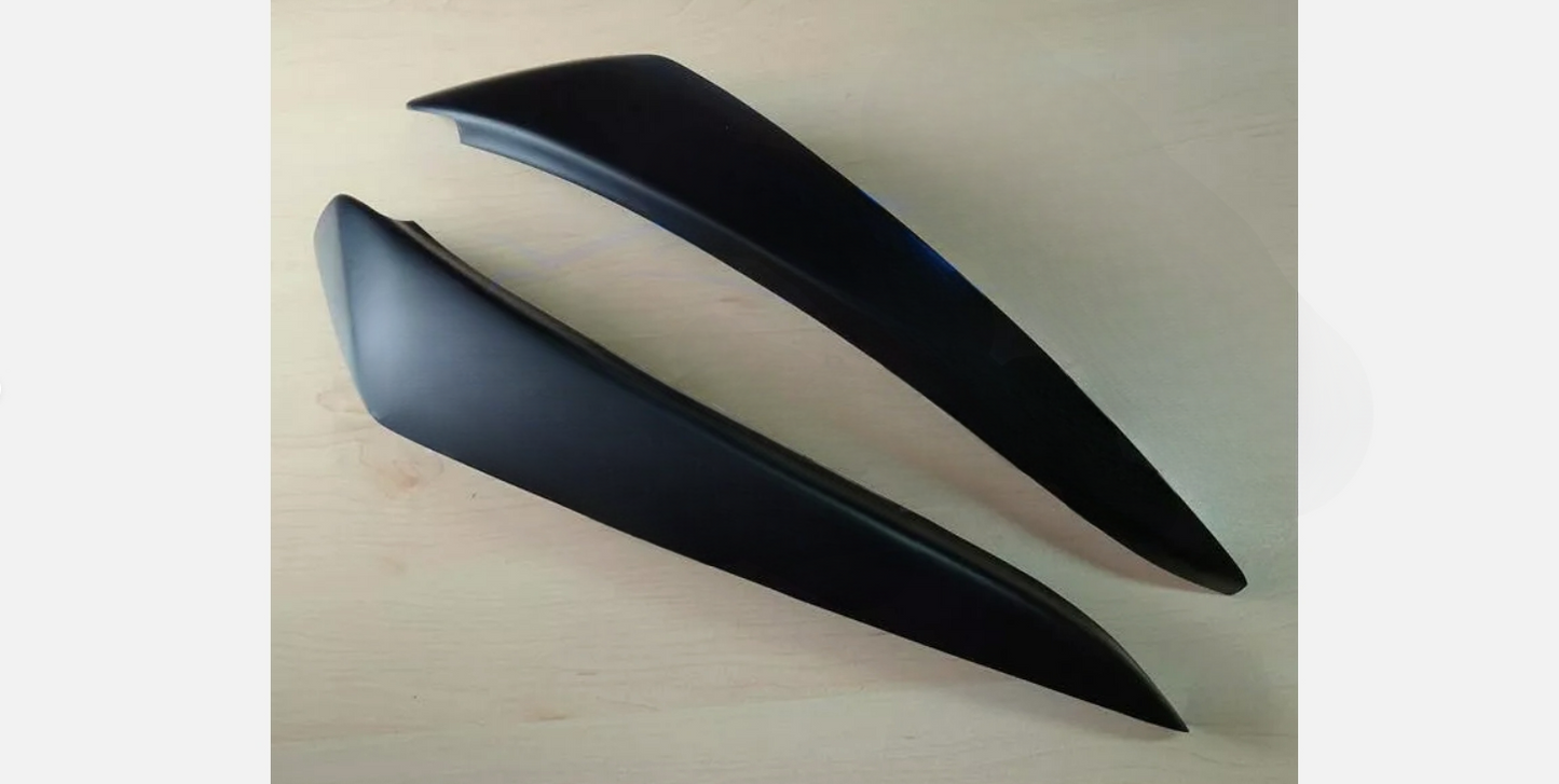 Sopracciglia per VW UP 2011+ palpebre fari palpebre ABS Plastica