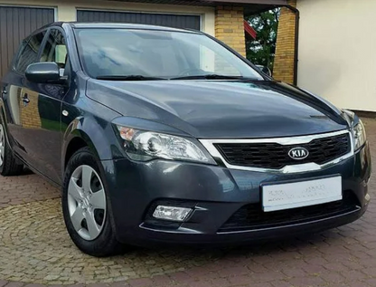 Sopracciglia per KIA CEE'D / CEE'D SW / PRO CEE'D ABS Plastica palpebre fari