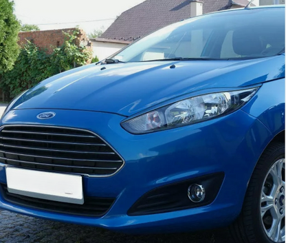Sopracciglia per FORD FIESTA 6 Restyling (MK7) 12-17 ABS Plastica palpebre fari