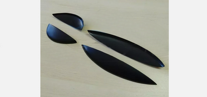 Palpebre fari per MERCEDES Classe E W211 2002-2009 Plastica ABS NOVITÀ