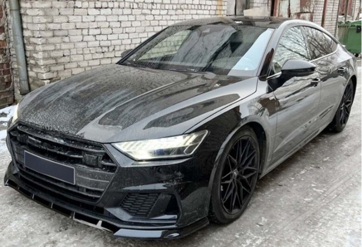 💫ART.2861 Splitter 4K A Plus+ S7 S-Line Audi A7 4G8 FL 2014+💫