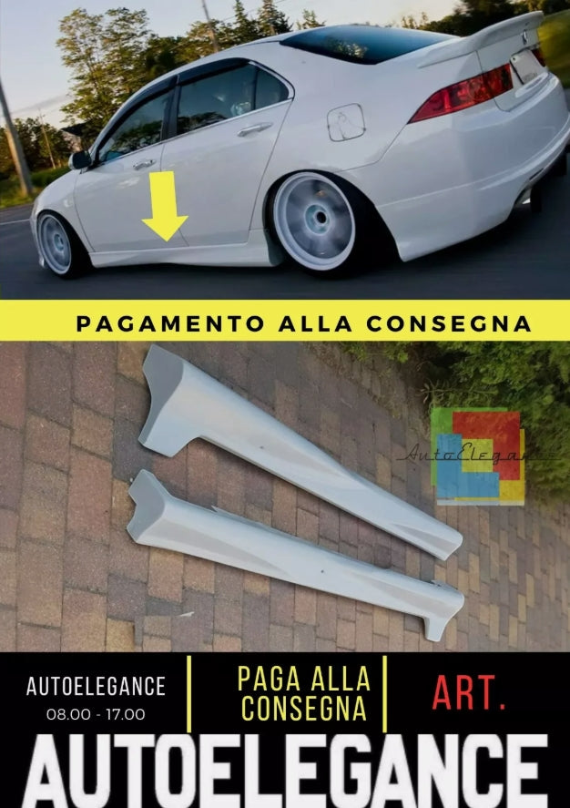 HONDA ACCORD MK VII - MUGEN LOOK - SIDE SKIRTS, NEW +++