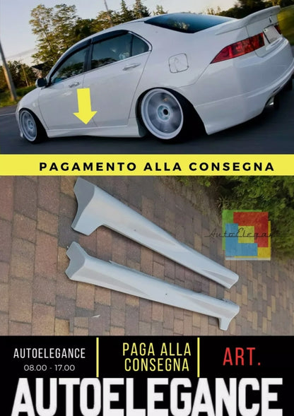 HONDA ACCORD MK VII - MUGEN LOOK - SIDE SKIRTS, NEW +++