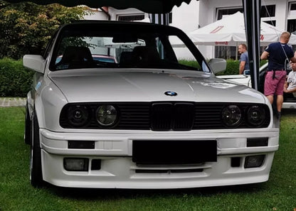 BMW 3 E30 1983 - 1990 - GONNA ANTERIORE / SPOILER / LABBRO - look alpina b6