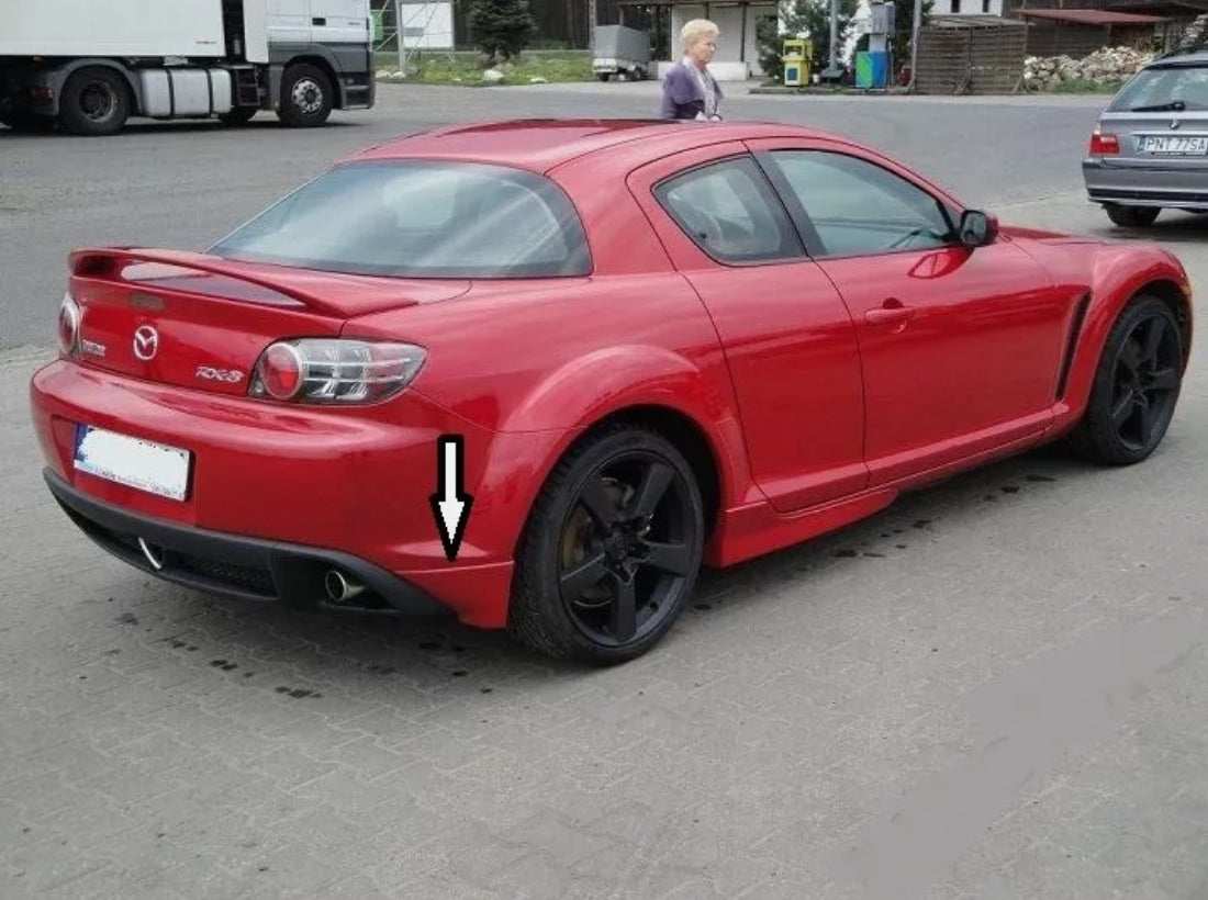 MAZDA RX8 BODY KIT SIDE SKIRTS + REAR SKIRTS + TRUNK SPOILER +++ NEW +++-