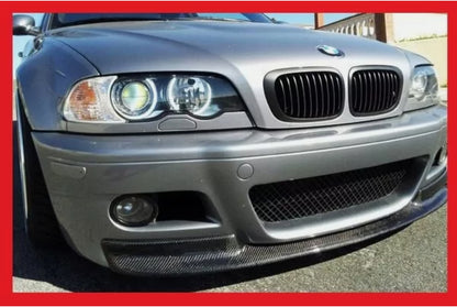 BMW E46 M3 - GONNA ANTERIORE, SPOILER, LABBRO, SPLITTER - CSL look +++NUOVO
