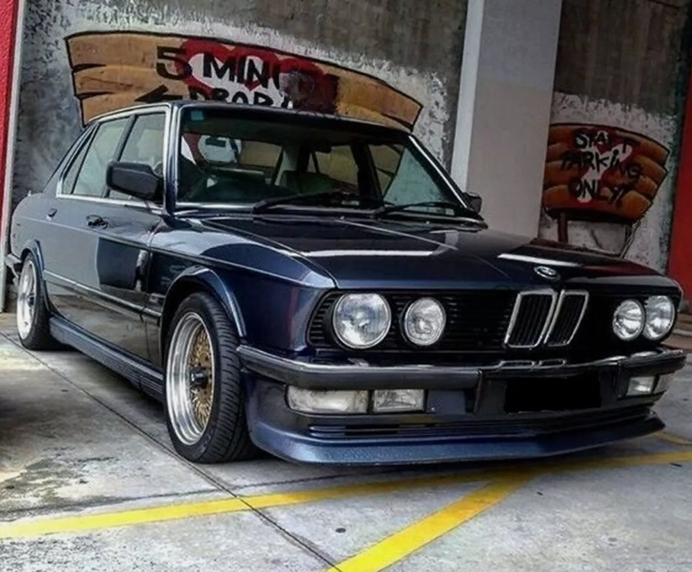 BMW E28 FRONT SKIRT / LIP / FRONT BUMPER LOWER SPOILER