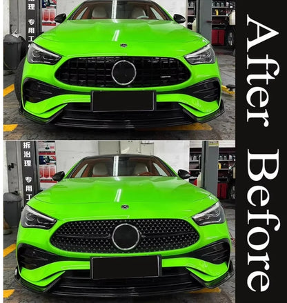 GRIGLIA ANTERIORE ADATTA PER MERCEDES CLE W236 2024+ AMG GT PROFILI NERO LUCIDO