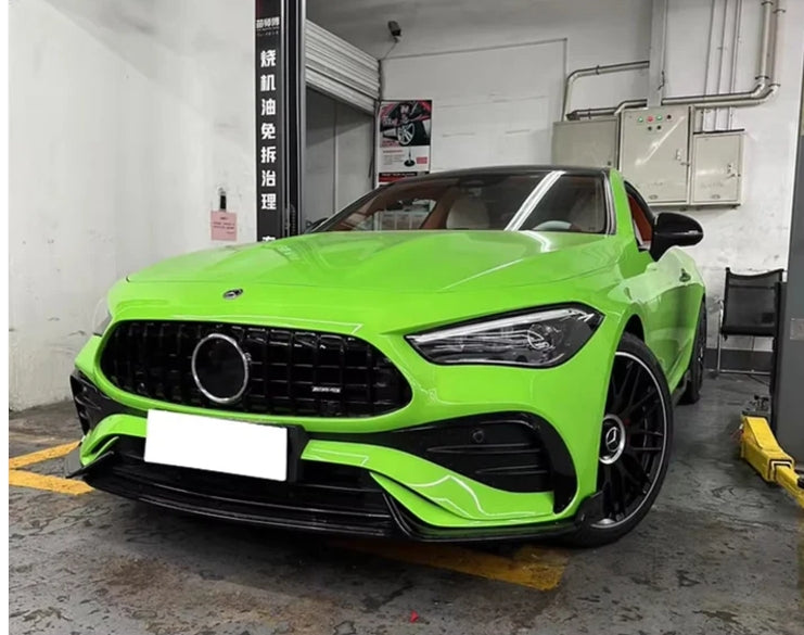 GRIGLIA ANTERIORE ADATTA PER MERCEDES CLE W236 2024+ AMG GT PROFILI NERO LUCIDO