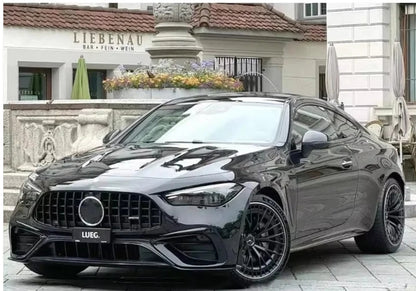 GRIGLIA ANTERIORE ADATTA PER MERCEDES CLE W236 2024+ AMG GT PROFILI NERO LUCIDO