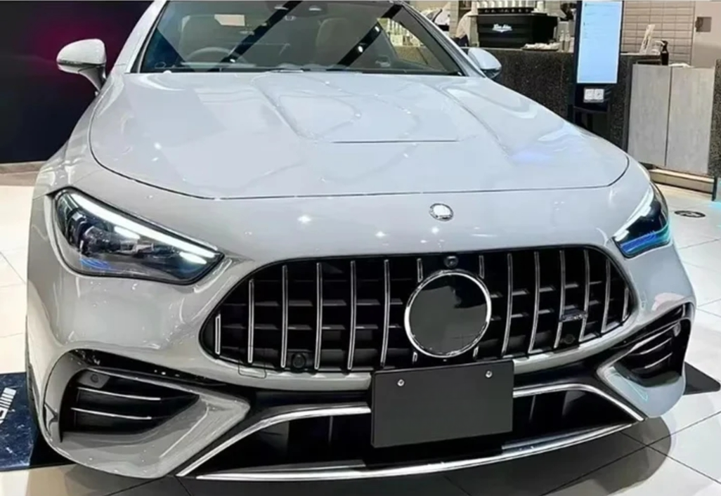 GRIGLIA ANTERIORE ADATTA PER MERCEDES CLE W236 2024+ LOOK AMG GT PROFILI CROMATI