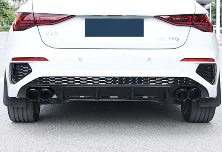 💫ART. 1085 DIFFUSORE AUDI  A3 8Y 2020-2024 SPORTBACK BERLINA LOOK S3💫