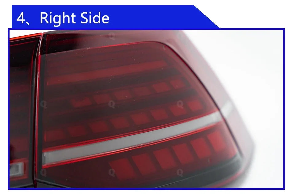 💫ART.3829 Fari Posteriori LED (dinamici) Per VW Golf 7 13-17 Golf 7.5 18-21💫