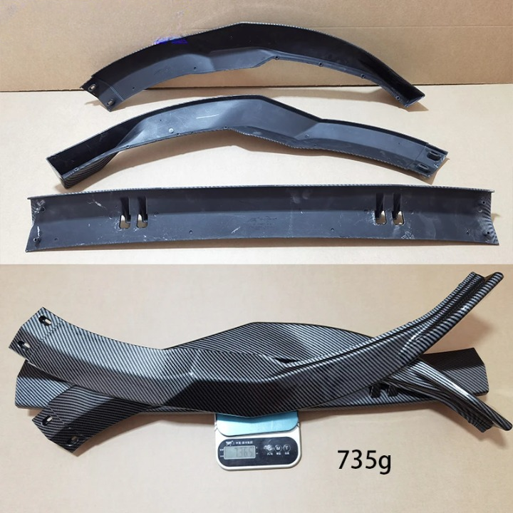 💫ART.5017 Splitter Anteriore per Audi A3 S3 8Y S-Line 2020-2024💫