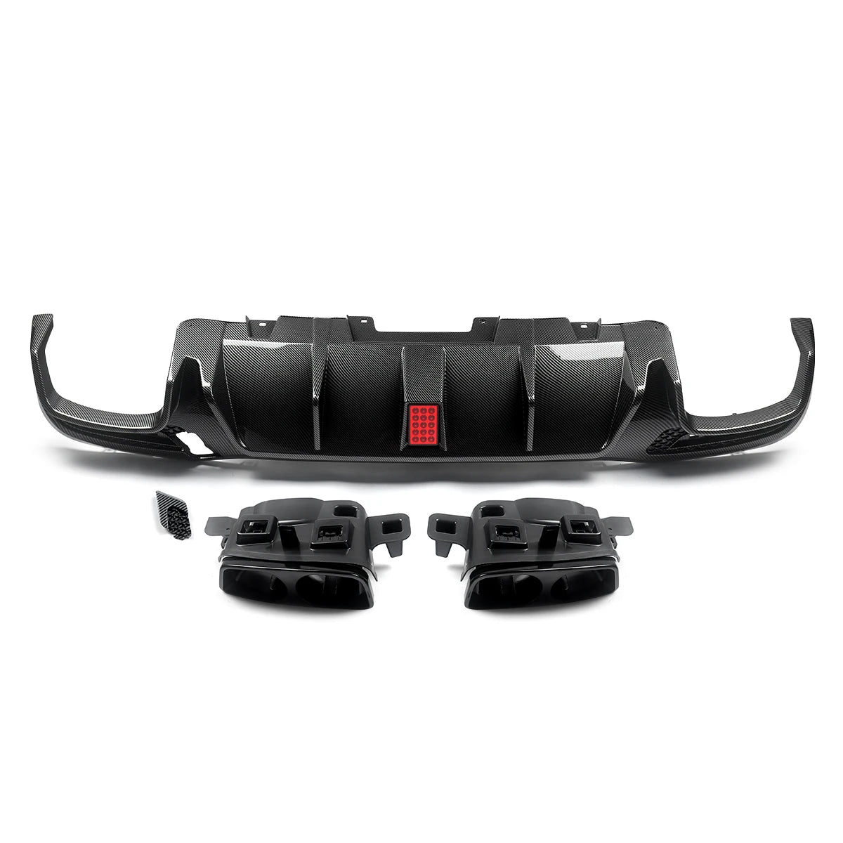 💫ART.4869 Diffusore Posteriore (Carbonio) Stile F1 per GLE / GLS / AMG 15-19💫