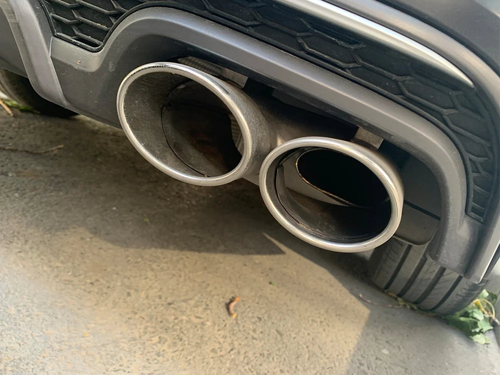 💫ART.4583 Diffusore + Terminali di Scarico adatto per Audi A6 C7 2016-2018💫