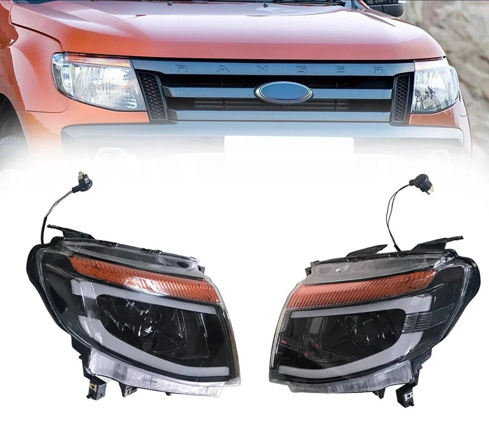 💫ART.3400 Set Fari LED DRL Ford Ranger T6 2012 2013 2014💫