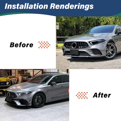 💫ART.5089 SPLITTER MERCEDES CLASSE A W177 A45 AMG 2018-2025💫