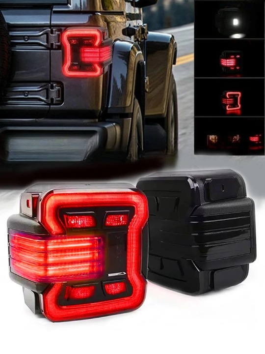 💫ART.3402 Fanali posteriori Z-TOYO LED per Jeep Wrangler JK 2007-2017💫