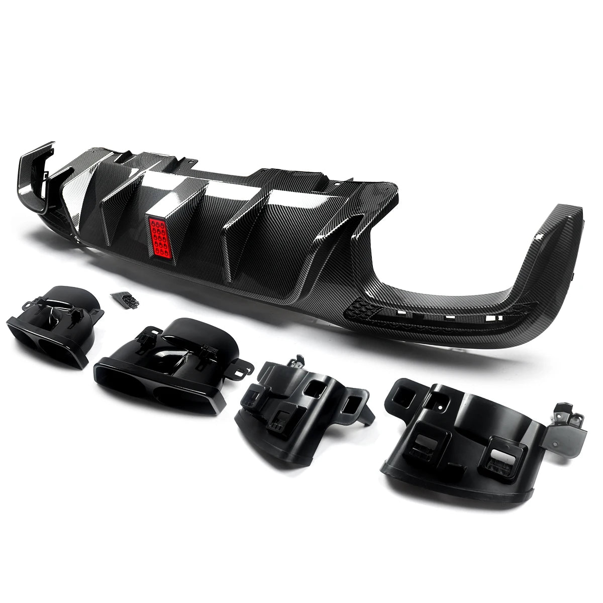 💫ART.4869 Diffusore Posteriore (Carbonio) Stile F1 per GLE / GLS / AMG 15-19💫