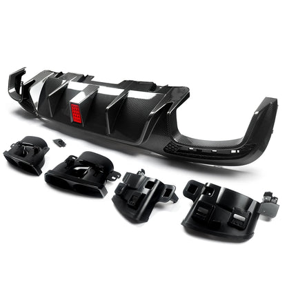 💫ART.4869 Diffusore Posteriore (Carbonio) Stile F1 per GLE / GLS / AMG 15-19💫