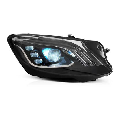 💫ART.4884 Fari Anteriori LED Doppio Fascio Lente per Benz Classe S 2014-2018💫