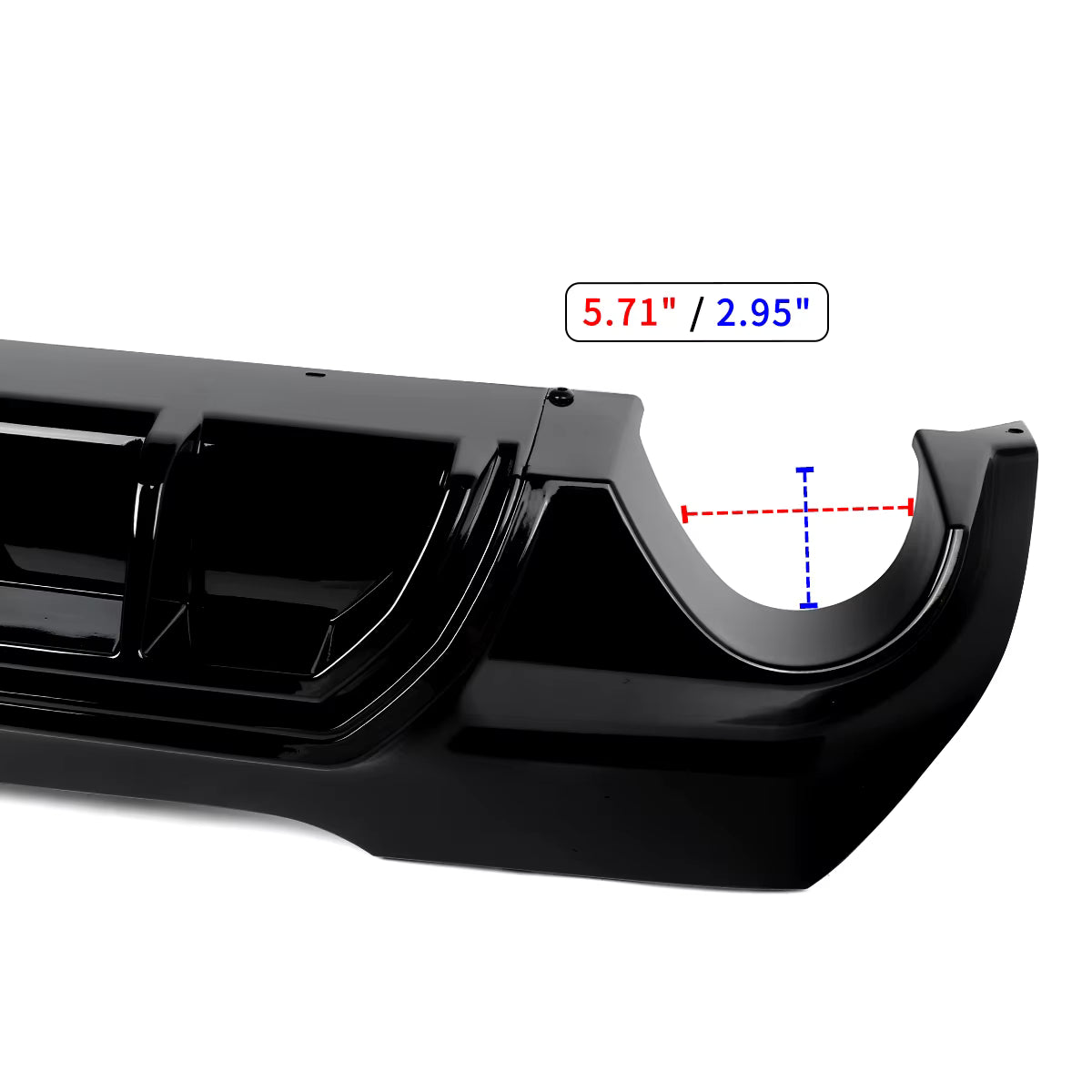 👉ART.10432 Diffusore a uscita singola Terzo Stop a LED Nero Lucido - BMW F40 19-24 M👈