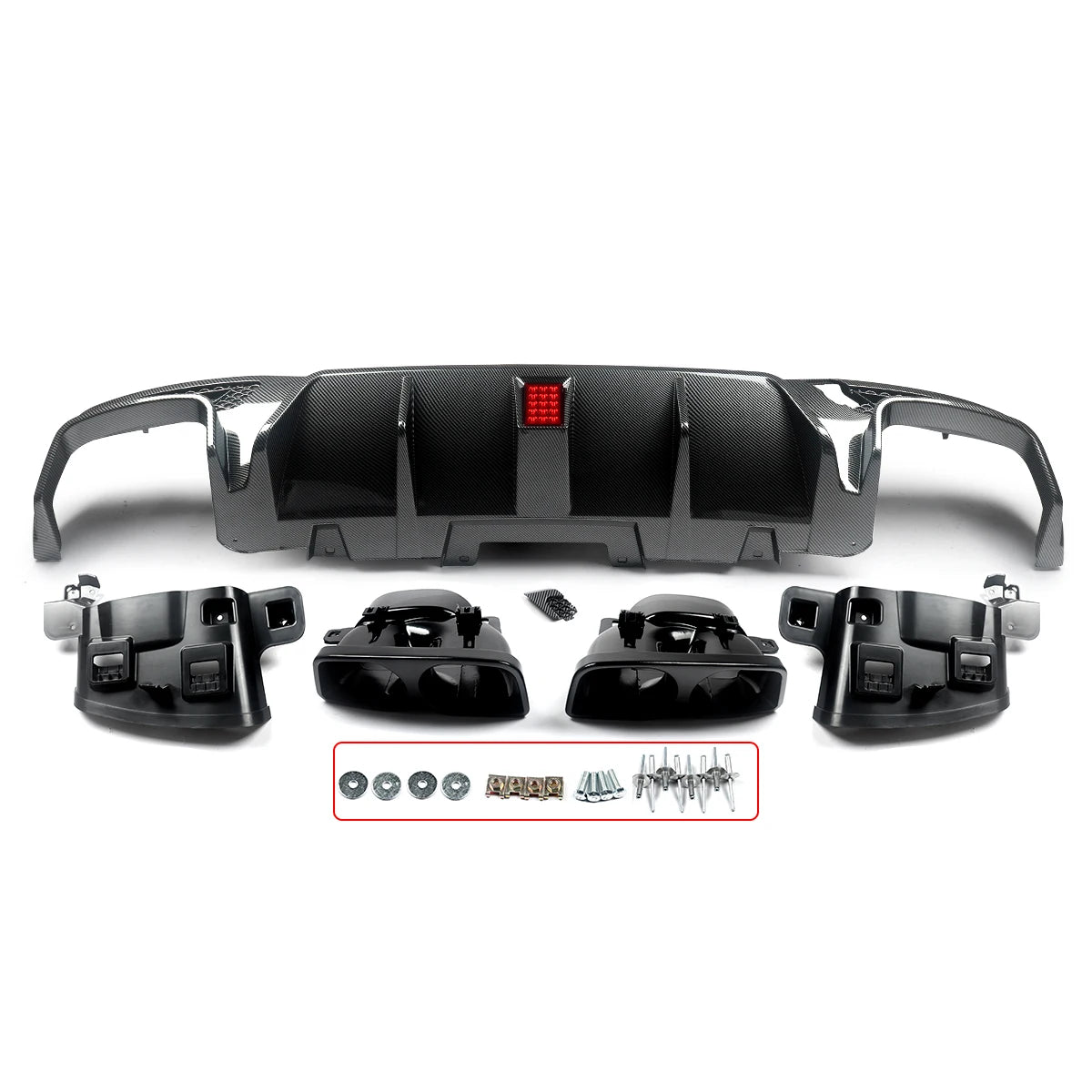 💫ART.4869 Diffusore Posteriore (Carbonio) Stile F1 per GLE / GLS / AMG 15-19💫