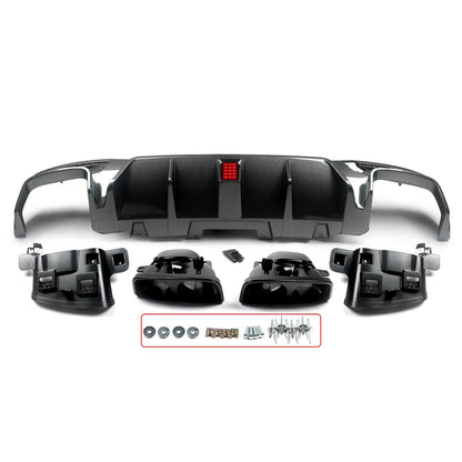 💫ART.4869 Diffusore Posteriore (Carbonio) Stile F1 per GLE / GLS / AMG 15-19💫