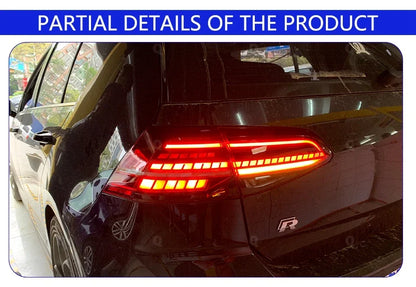 💥ART.3992 FANALI POSTERIORI LED DINAMICI PER VW GOLF 7 2013-2021 7.5 UPGRADE💥