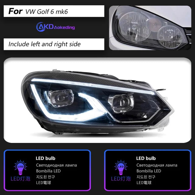 💎HEADLIGHTS SUITABLE FOR VW Golf 6 R20 MK6 2009-2013 💎