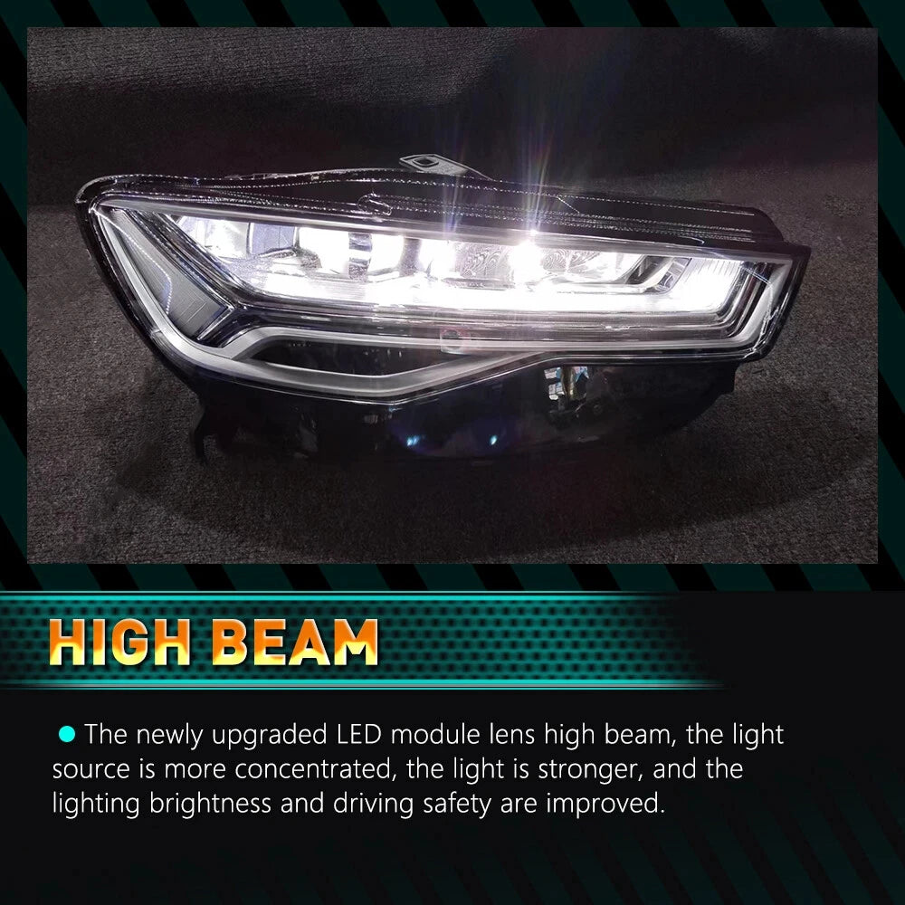 💥ART.3664 FARI XENON LED ORIGINALI PLUG & PLAY PER AUDI A6 S6 C7 2012-2018 💥